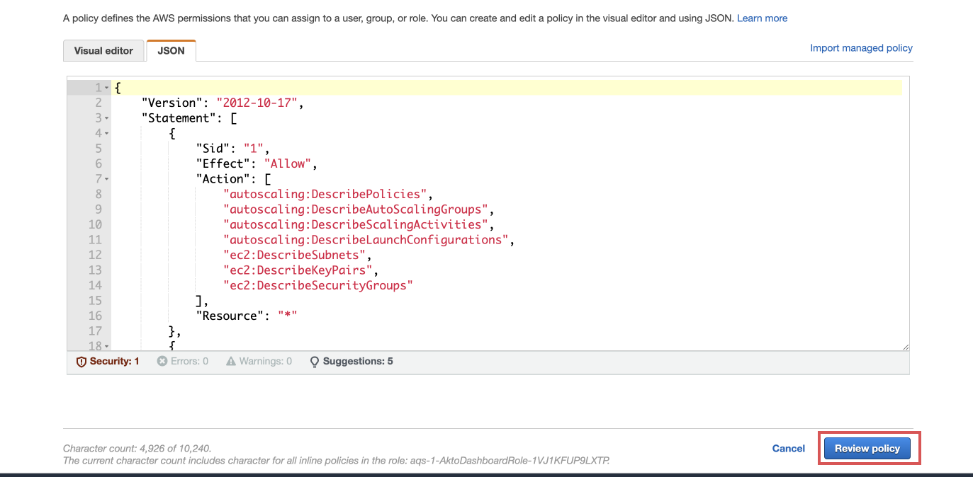 Paste in AWS