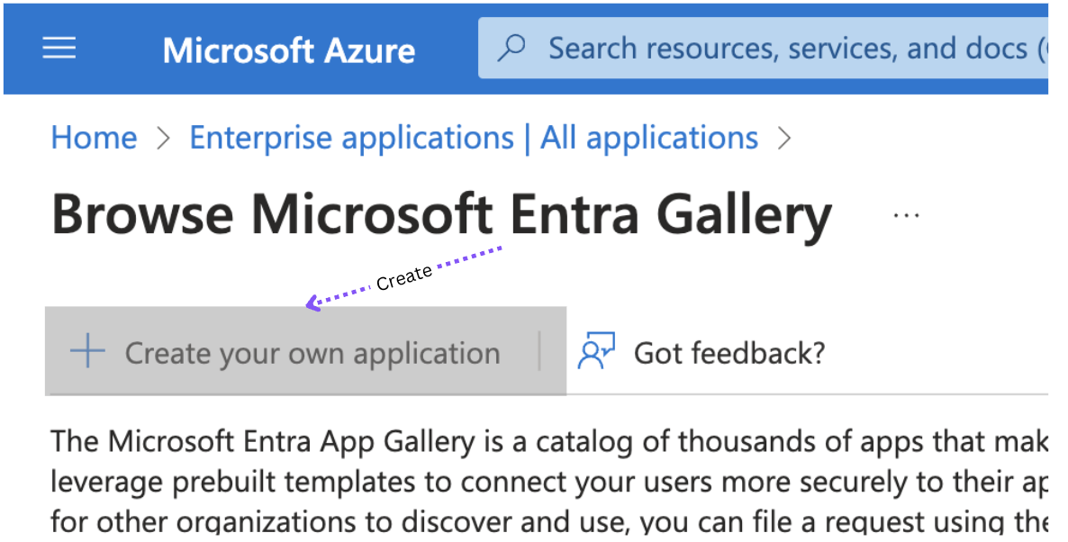 Create your own application